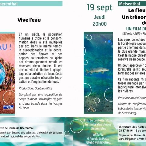 Programme : J'AI TROUVÉ L'EAU SI BELLE