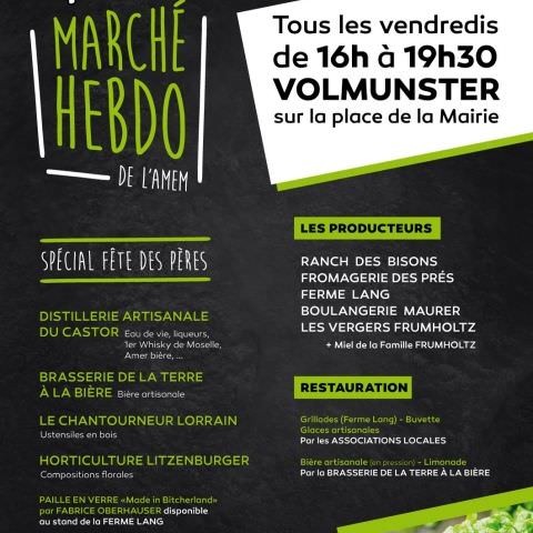 Marché Hebdo à Volmunster