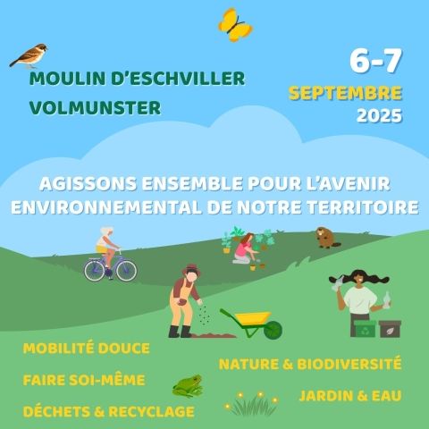 Agissons ensemble pour l'avenir environnemental de notre territoire les 6 et 7 septembre 2025