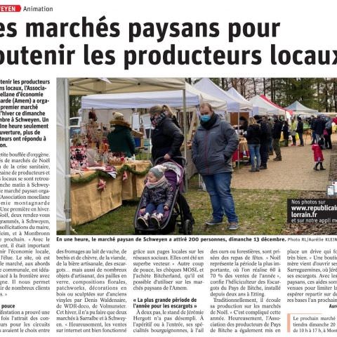 Marché Paysan à Schweyen