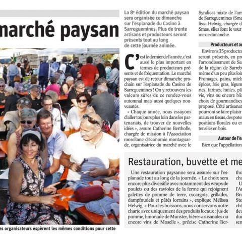 Marché Paysan de l'AMEM-SMAS