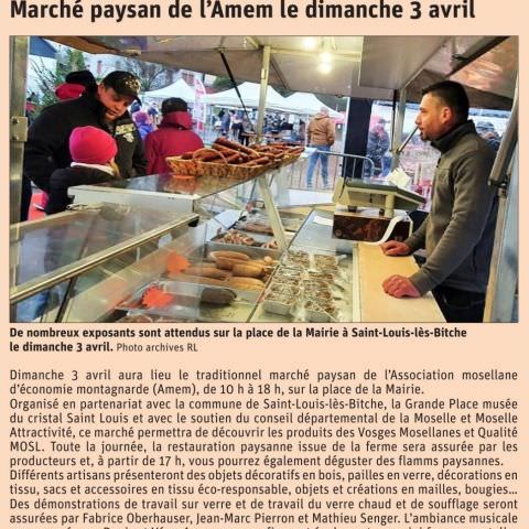 Marché Paysan de l'AMEM