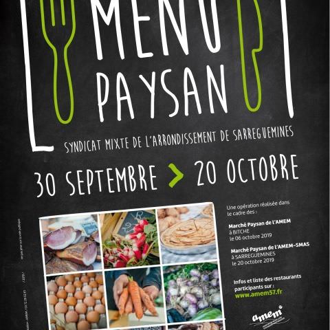 Menu Paysan