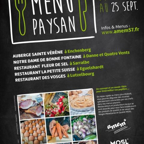 MENU PAYSAN